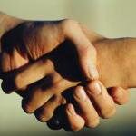 Photo of a handshake